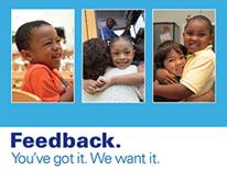 Feedback: You've got it. We want it school students and text reading "Feedback: You've got it. We want it"